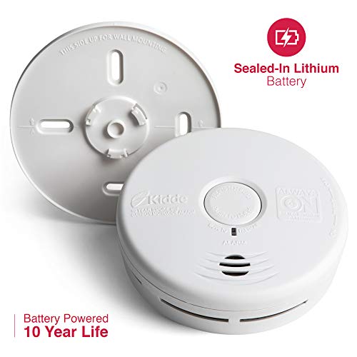 Kidde 21010170 10 Year Smoke and Carbon Monoxide Alarm Detector | Photoelectric | Kitchen | Model P3010K-CO