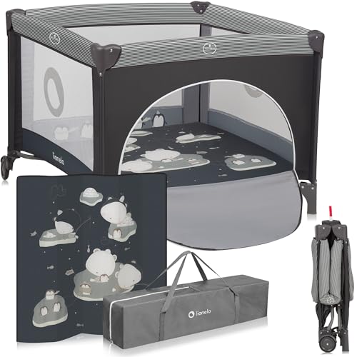 LIONELO BONNIE Laufgitter bis 15 kg, von der Geburt bis 36 Monate,...