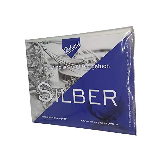 Rekord Silberputztuch Für Schmuck 30x24 cm Besteck & Münzen Hochwertiges Multifaser Tuch Made in Germany