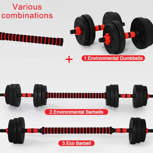 Universele halterstangen, 2stuk korte halterstangen, 35 cm, 2stuk stersluitingen met 1 verbindingsstaal buis, krachttraining, training, halteraccessoires, set - Afbeelding 6