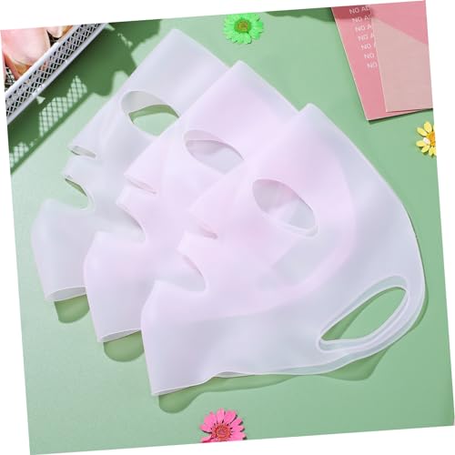 5 Pcs Reusable Silicone Face Masks, Moisturizing Mask Holders for Skincare, Comfortable - Image 2