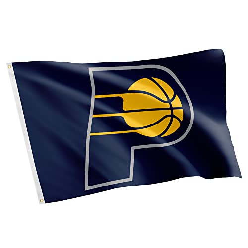 Desert Cactus Indiana Pacers Flag NBA 100% Polyester Indoor Outdoor 3x5 feet National Basketball Association Team Flags (Flag #1)
