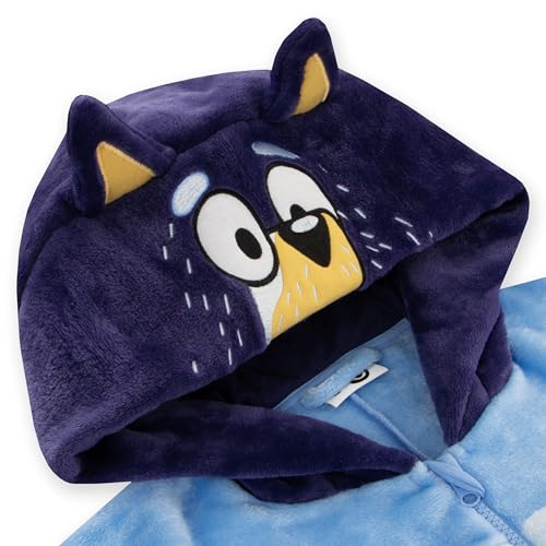 BlueY Onesie Herren, Bandit Erwachsene Onesie, Schlafanzug Herren, Blau XL