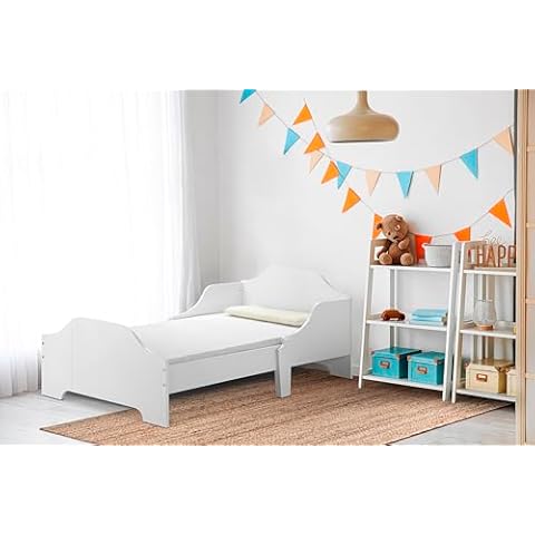 Babylo Junior Toddler Bed in White Cover