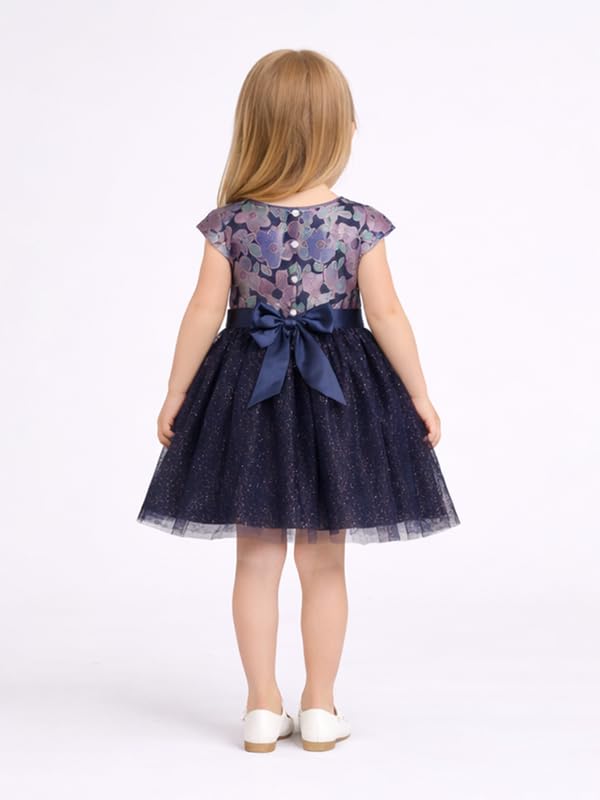 Image of Funshine Girls Spring Summer Casual Dress for Kids | Soft Breathable Comfortable Everyday Wear for Play School Outings Birthday Parties & Family Occasions | Stylish Lightweight Trendy Outfit