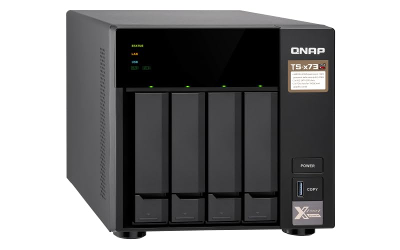 ななNAS QNAP TS-473 Amazon.co.jp: QNAP TS-473 Ethernet LAN Tower Black NAS : パソコン
