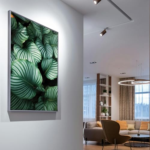 Image of CANFRAVAS Canvas Frame 16x24, DIY Metal Canvas Floating Frame, Canvas Floater Frame for 0.6 inch-0.9 inch Deep Canvas Painting (Grey,16 inchx24 inch)