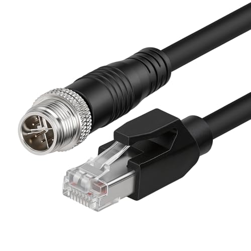 Amazon.co.jp: ZBLZGP M12 X コード 8 ピン RJ45 Cat7e 24AWG 10Gbps