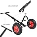 Trailer Dolly with 2 Inch Ball, 500 lb Capacity, Manual Tow Trailer Mover with 13