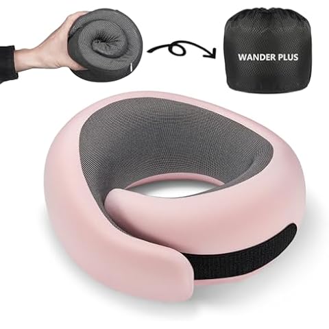 WANDER PLUS Memory Foam Travel Pillow Cover