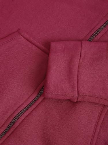Image of Alano Unisex-Child Wool Blend Comfortable and Stylish Hooded Full Sleeve Lightweight Sweatshirt