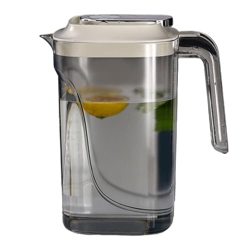 Botella De Agua Para Refrigerador – Botella De Agua De Refrigerador De Gran Capacidad De 2200 Ml, Recipiente De Agua Poco Sobreespacio Para La Hidratación Diaria, Suministros De Bebidas Multifunción