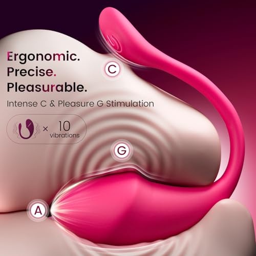 ECRVOM Sex Toys App Control Vibrator, Egg Wearable Panty Vibrators with 10 Vibrations, Long Distance G spot Vibrator Adult Toys, Dildo Bullet Vibrator Anal Plug Sex Toy for Couples - Image 3