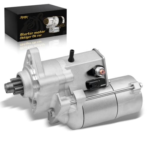Oktiger Inicio Mejorado para Land Rover Lr3 2005-2009 4.4L, Range Rover (Sport) 2006-2009 4.2L 4.4L, 12V 1.8KW 9 Dientes Giro Horario, OE# NAD500160
