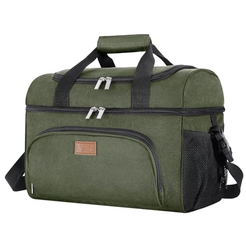 Lifewit Grande borsa termica da 23 l, pieghevole, borsa termica isolata, leggera, portatile, a...