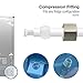 iSpring ICEK Ultra Safe Fridge Water Line Connection and Ice Maker Installation Kit for Reverse Osmosis RO Systems & Water Filters, 1/4