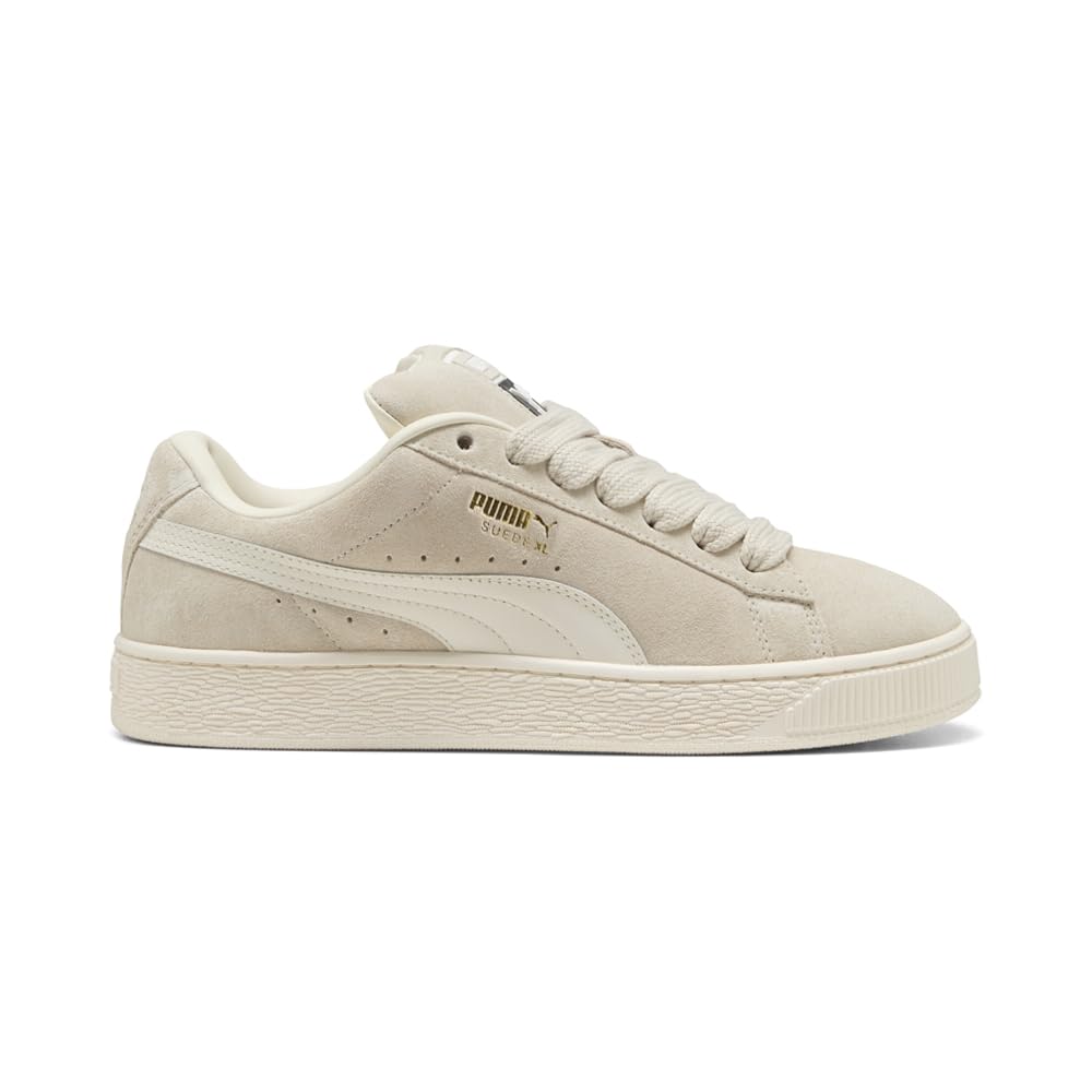 Puma Mens Suede XL Shoes 6 Alpine Snow/Warm White