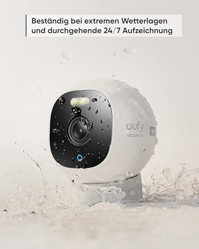 Eufy Security Outdoor Cam E210 All-in-One Überwachungskamera für Außenbereiche