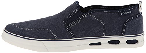 Columbia Men's Vulc N Vent Slip Lifestyle Casual Shoe,Collegiate Navy/Sea Salt,7.5 D Us #TOP7