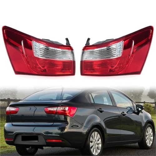 Feu arrière pour Kia Rio berline 2012-2015-2017 ensemble extérieur complet - 2