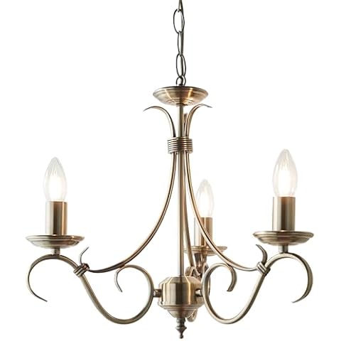 National Lighting Antique Brass Pendant Light Cover