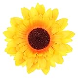 Accessoires de cheveux polyvalents pour différentes occasions : la pince à cheveux tournesol est idéale pour les fêtes, les visites à la plage, les festivals ou les séances photo, et complète différentes coiffures avec un accent joyeux et estival