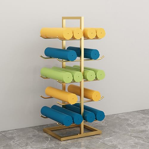 Support de tapis de yoga pour studio à la maison et rangement de rouleaux en mousse
