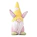 Conejito de gnomo de felpa de Pascua, juguete de fiesta sueco Tomte con orejas, muñeca suave enana de zanahoria, adornos de muñeco de duende con orejas de pie, decoración del hogar, regalos de Pascua