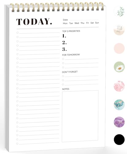 Forvencer To-Do-Listen-Notizblock, vereinfacht schwarz