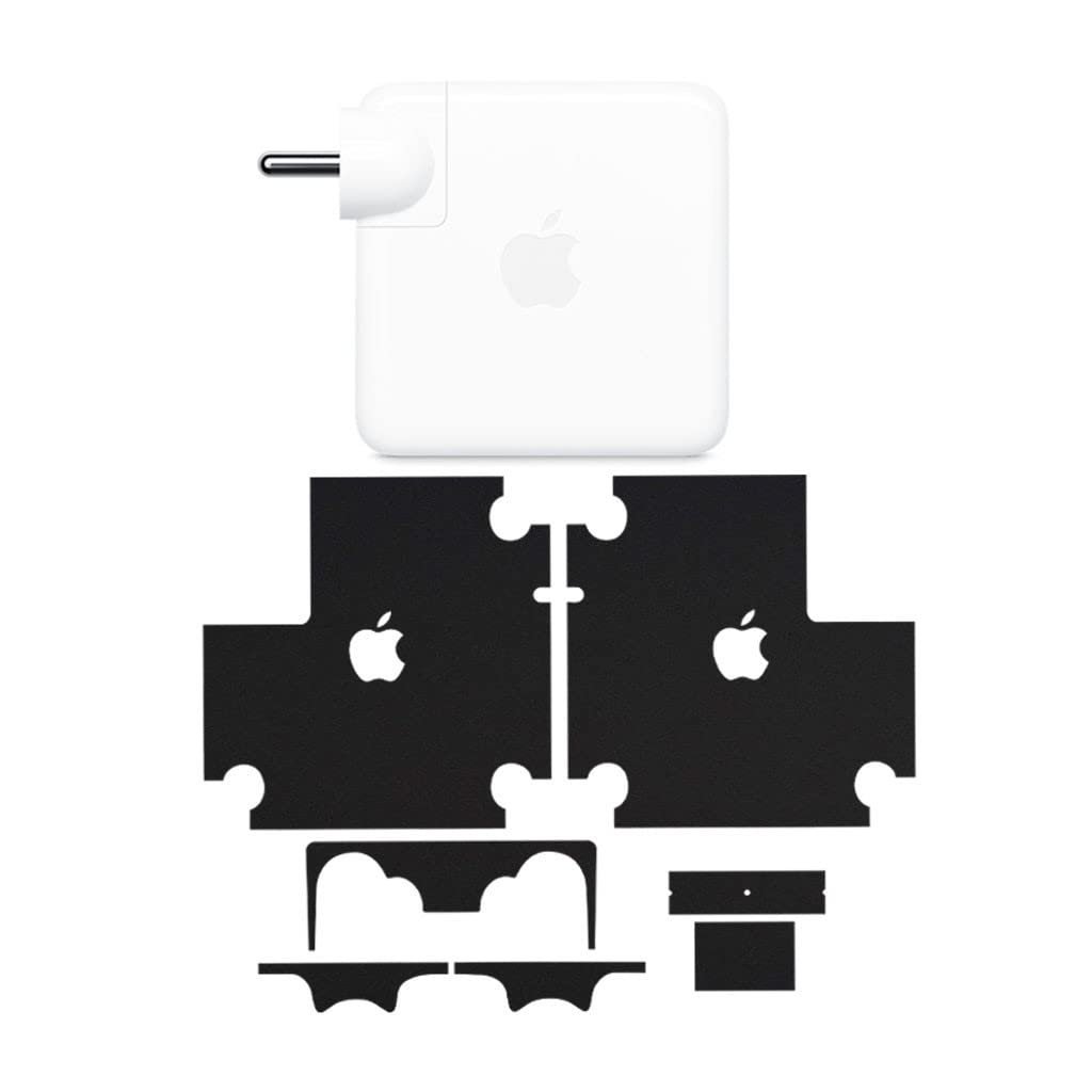 AtOdds - Compatible for Apple USB-C Power Adapter (67W) - Charger Skin Wrap (MatteBlack)