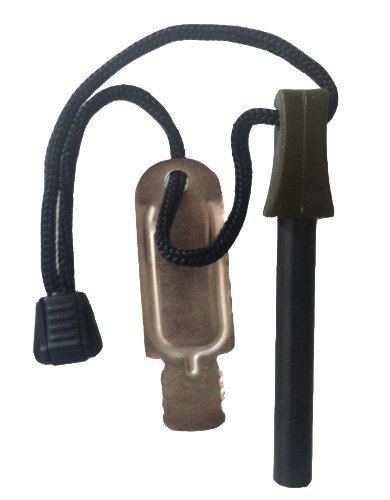Encendedor con, Amigo Sílex Encendedor Magnesio para Amigos el Survial/Exterior/Camping/ Senderismo/Bundeswehr/ Ejército Set Encendedor Encendedor - Original Producto Set Inet-Trades Gmbh