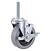 Swivel Stem Caster w/Brake, 4 in, 350 lb.