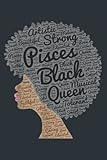 pisces black afro natural hair funny for black women: notebook - daily planner journal, to do list notebook, 120 pages, 6.0 x 9.0 inches.