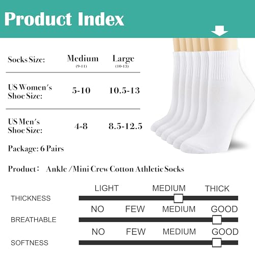 La Mejor review de Calcetines 100 algodón favoritos de las personas. 9 Imagen adicional