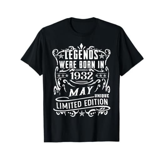 Cumpleaños Mayo 1932 Edición Limitada Regalo Legend May Camiseta