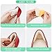 6 Pairs Heel Pads Heel Grips Liner for Loose Shoes, Heel Cushion Pads Heel Inserts for Shoe Too Big Men Women- Ultra Soothing Heel Protectors for Heel Pain, Heel Slipping, Blisters, Friction