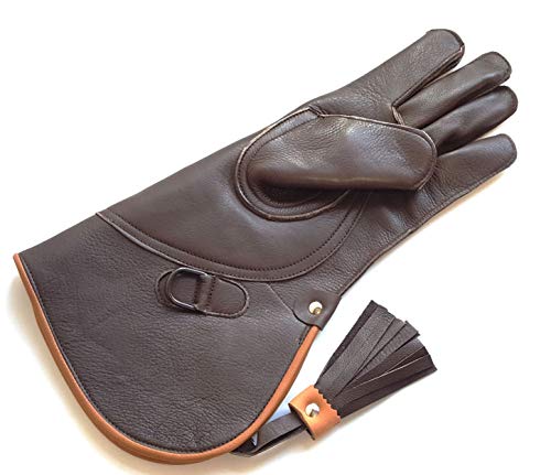 Guantes de piel de vaca para la caza de aves y el manejo seguro de tus mascotas