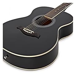 Gear4music SA10 Guitare Acoustique Folk Adulte Debutant Noir - Les Beatles, Paul McCartney, John Lennon, RIngo Starr, George Harrison Gear4music SA10 Guitare Acoustique Folk Adulte Debutant Noir – Image 3