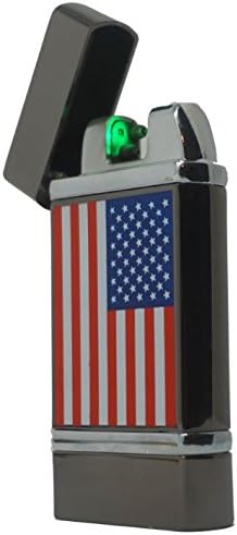 Six Miles East Automatic Flameless Dual Arc Cigarette Lighter, USB Rechargeable and Windproof for Camping, Candles and Outdoorsmen by