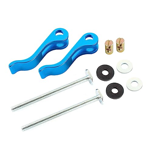 Image of POWERTEC 2PK, 1 /4 inch-20 Cam Clamp, Lever Clamp w / 3 inch T Track Bolts, T Track clamp for Drill Press, Router Table, Work Bench, CNC Machine, Miter Saw, T Track Accessories for woodworking (71164)