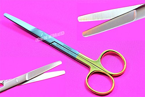 TC GERMAN PREMIUM Mayo Scissors Dental Veterinary Instrument 5.5 inches STRAIGHT CYNAMED