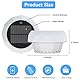 yowin Poolbeleuchtung Solar Teich Deko, Pool Lichter Unterwasser mit Fernbedienung, Dimmbar Farbwechselnde Schwimmende Poollampe Wasserdicht Floating Pool Lights für Whirlpool Badewanne Garten