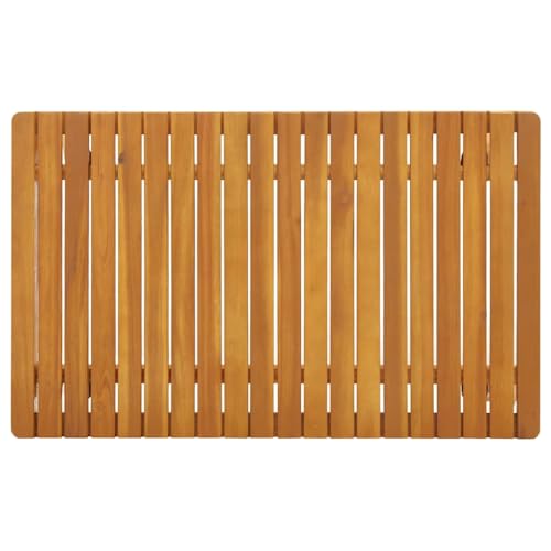 Mesa de centro de jardín resistente a la intemperie de acacia maciza 8
