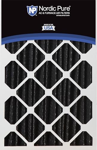 Image of Nordic Pure 16x25x5 Honeywell /Lennox Replacement MERV 8 Air Filter 4 Pack | Actual Size: 15 3 /4 x 24 3 /4 x 4 3 /8 Made in USA, Pleated HVAC Odor Filtration, Pet, Cooking & Household Smell Control