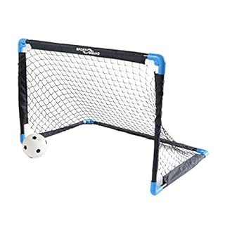 Sport Squad Portable Soccer Goal Net Set - Pop Up Training Soccer Goals for Backyard - Indoor or Outdoor Versions - Easy Assembly - Great for Kids and Adults (B08CVNXCZJ)