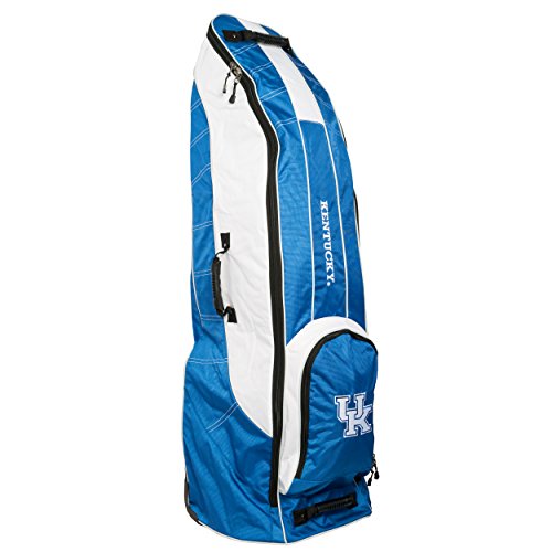 Team Golf Ncaa Kentucky Wildcats Golf Travel Bag Travel Golf Bag, High-Impact Plastic Wheelbase, Smooth & Quite Transport, Includes Built-In Shoe Bag, Internal Padding, & Id Card Holder #TOP4