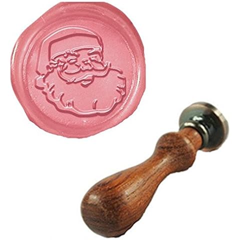 Invitación personalizada de boda con sello de Papá Noel Cover