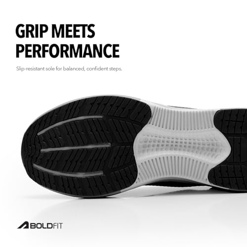 Image of Boldfit Mens Walking Shoes, Breathable Knit Slip-On Casual Shoes with Memory Foam Insole, Thick Eva Outsole & Padded Heel Support, Lightweight, Sock-Like Fit for All-Day Comfort