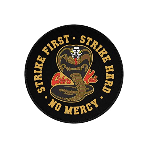 Karate Kid Mauspad Cobra Kai Strike First Strike Hard Mousepad Foto Schreibtisch Gummi Farben Mauspad