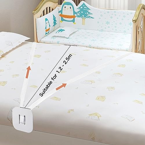 GothicBride Side Bed Attachment 8 m Strap for Baby Cot, Universal Strap for Extra Bed Box Spring Bed to Anchor - Image 4